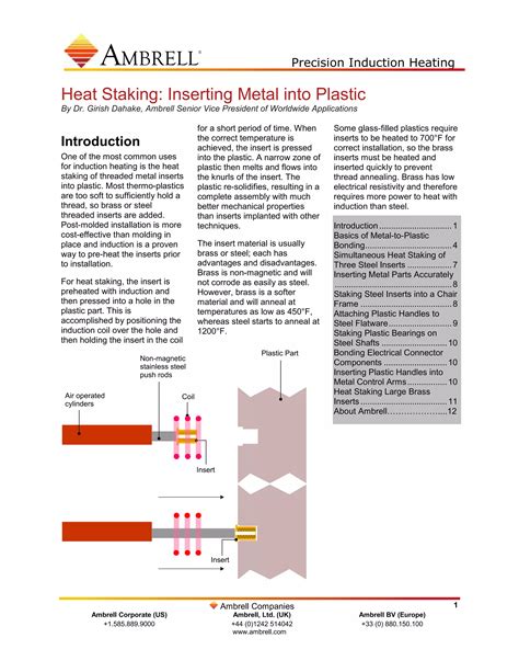 Induction Heat Staking White Paper .
